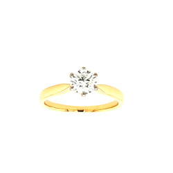 New 18ct 0.75ct Diamond Solitaire Ring TA9